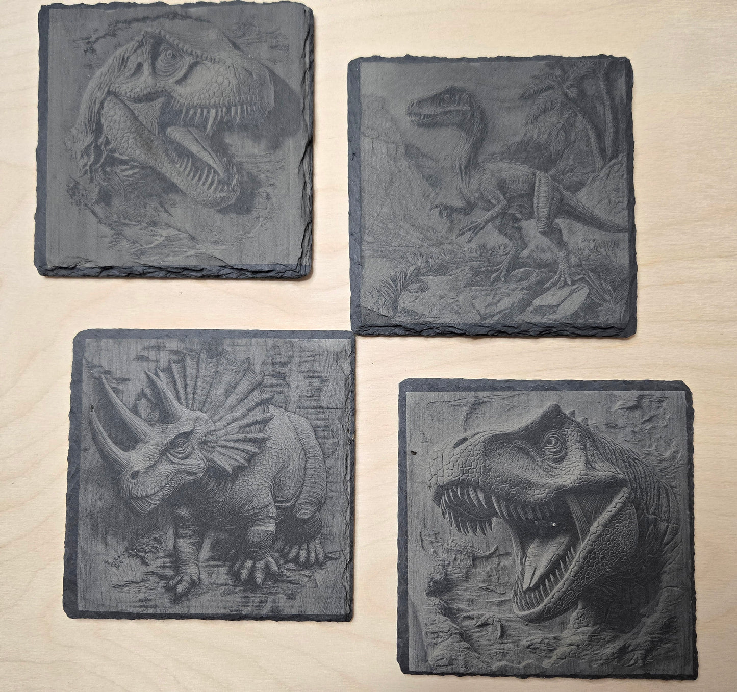 Dinosaur Coasters - Set of 4