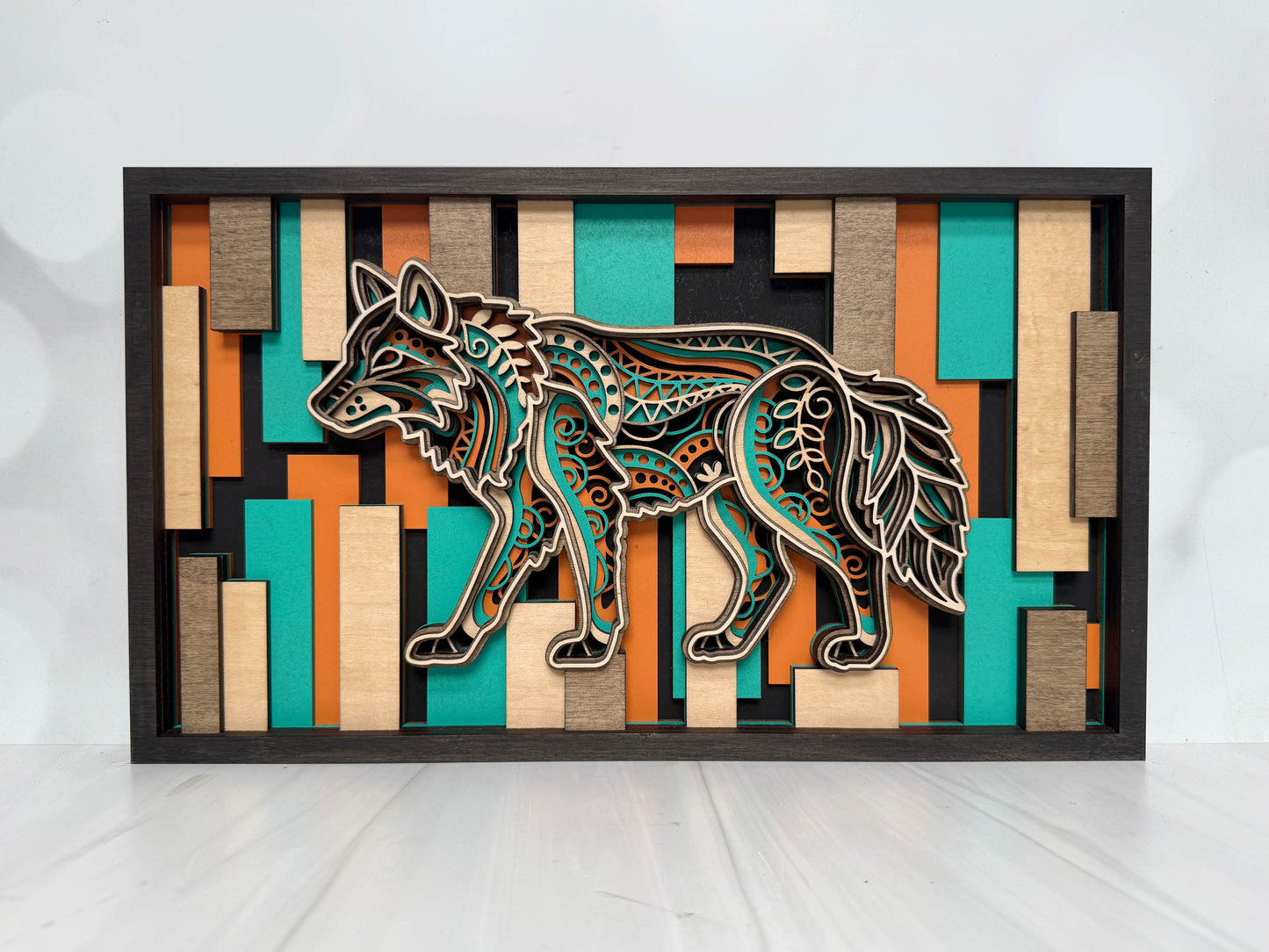 Layered Animal Design Wall Art - Made to Order