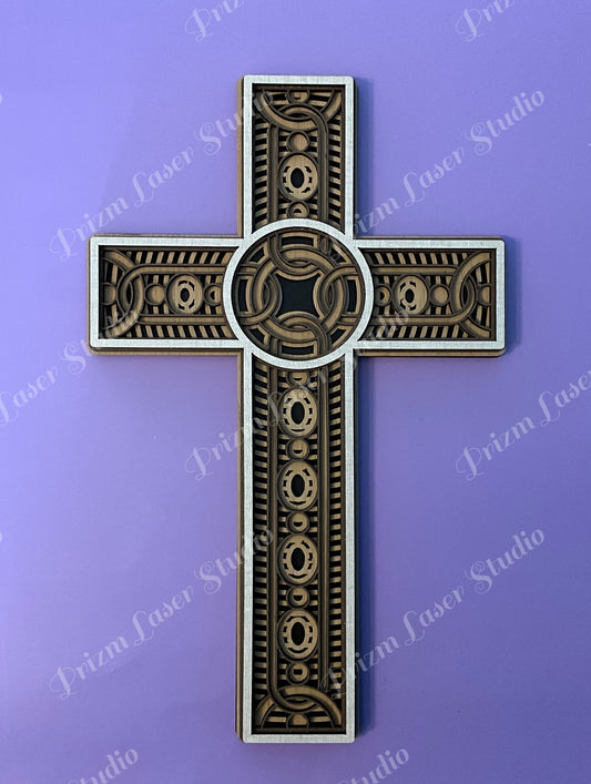 3D Layered Celtic Cross - Made to Order