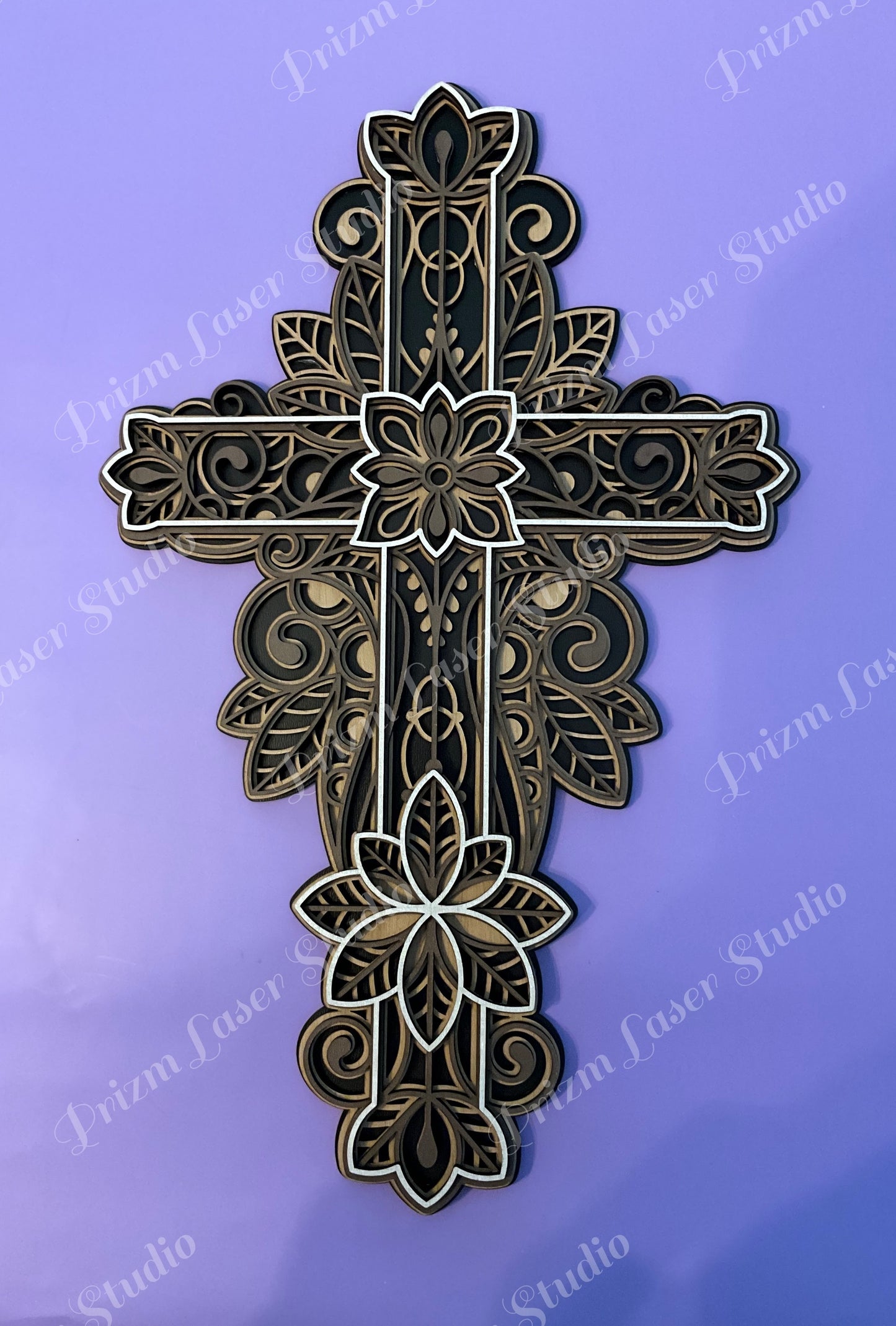Ornate Layered Cross