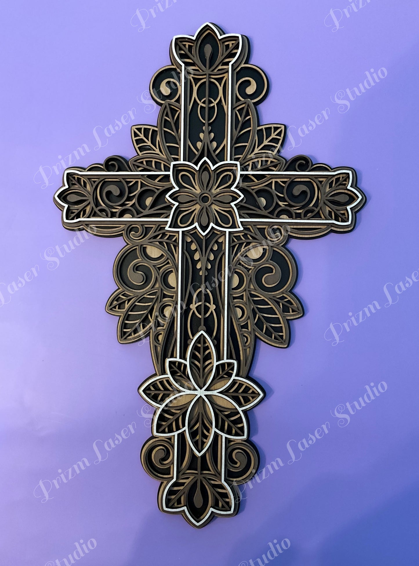 Ornate Layered Cross