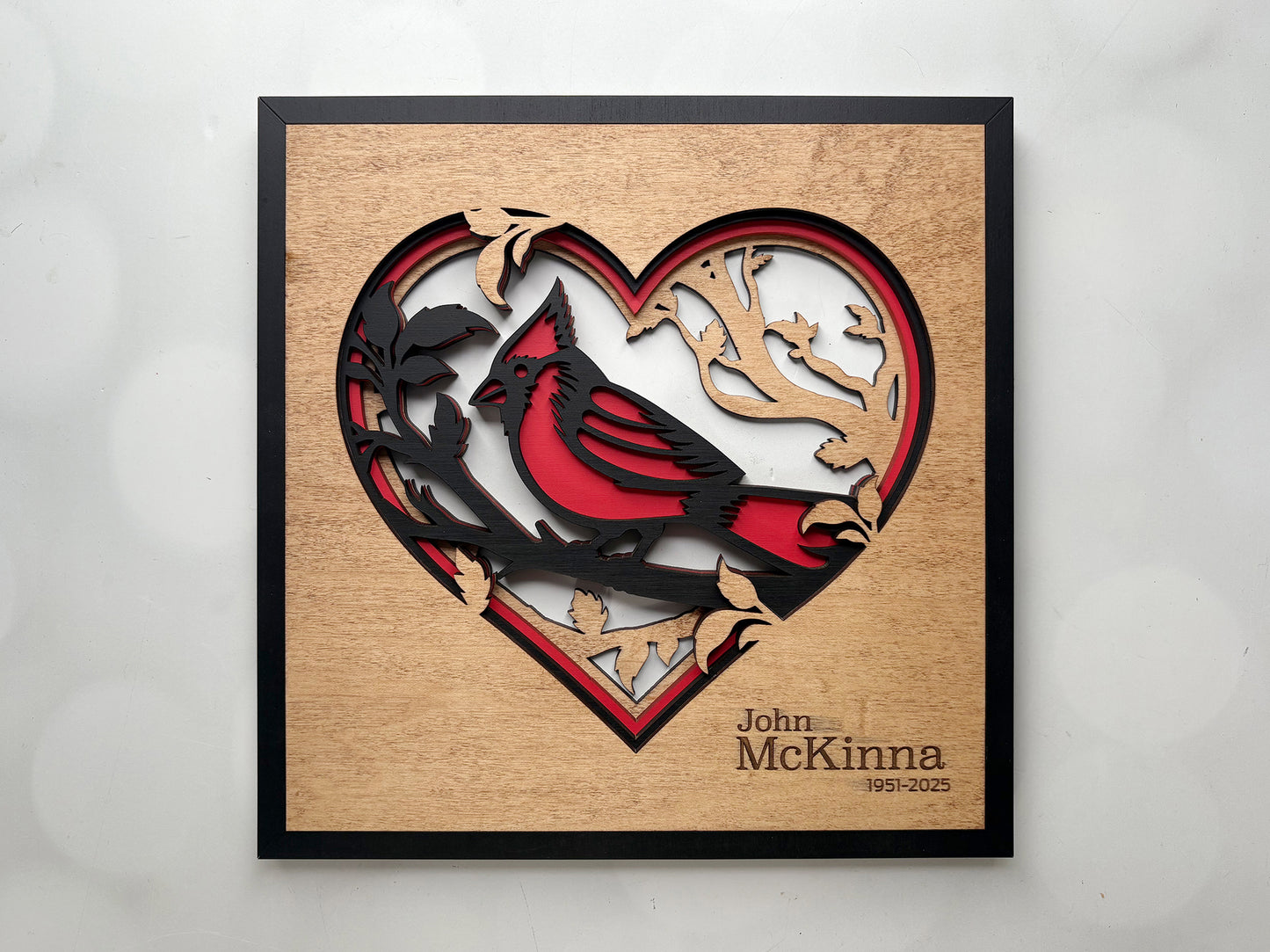 HEART LAYERED SIGN - MADE TO ORDER