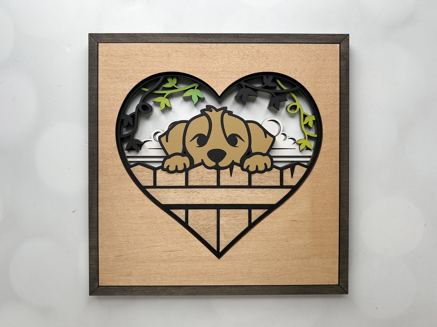HEART LAYERED SIGN - MADE TO ORDER