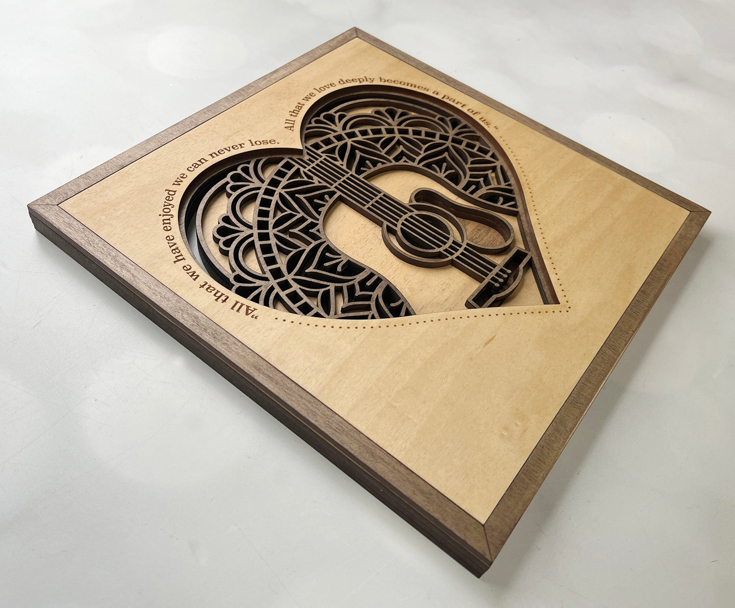 HEART LAYERED SIGN - MADE TO ORDER