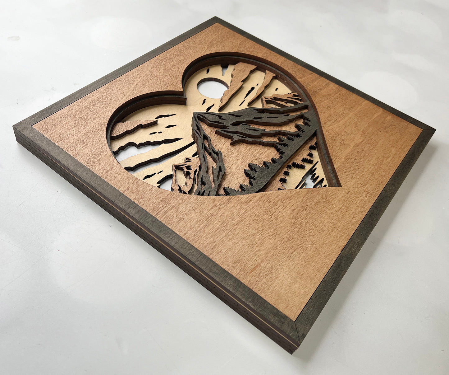 HEART LAYERED SIGN - MADE TO ORDER