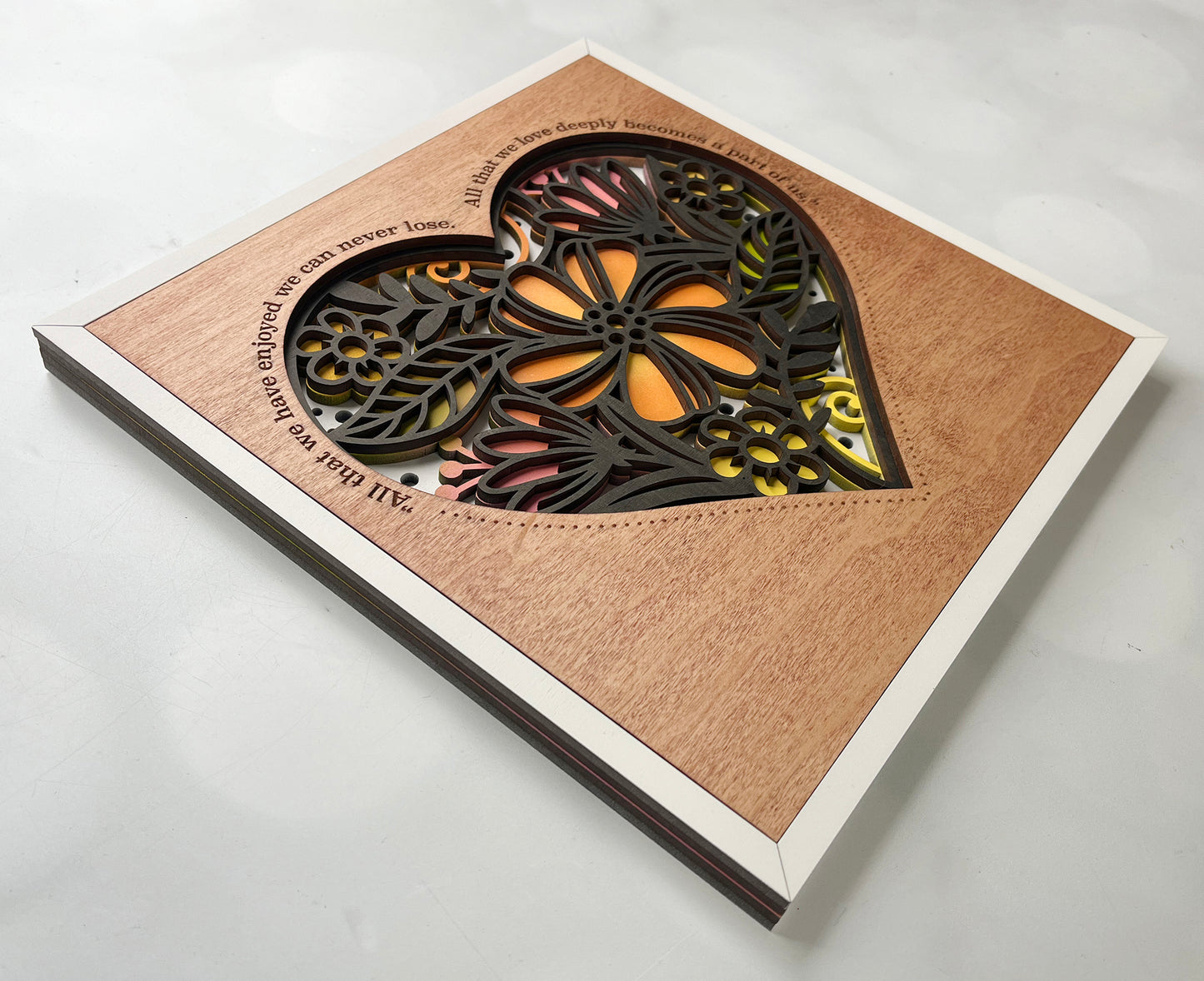 HEART LAYERED SIGN - MADE TO ORDER