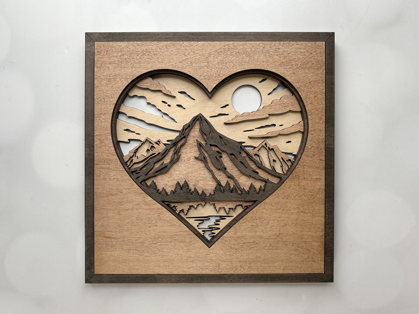 HEART LAYERED SIGN - MADE TO ORDER