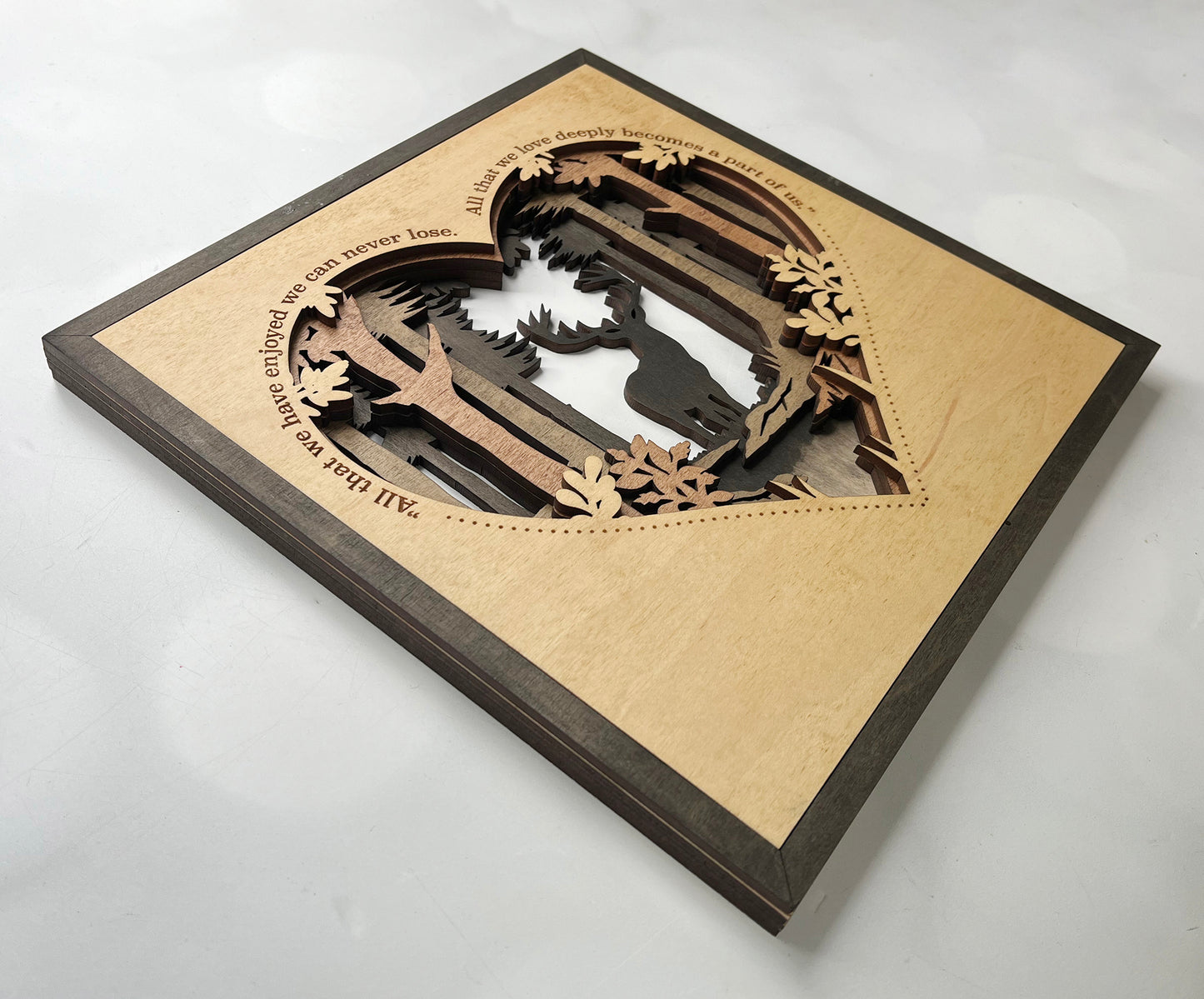 HEART LAYERED SIGN - MADE TO ORDER