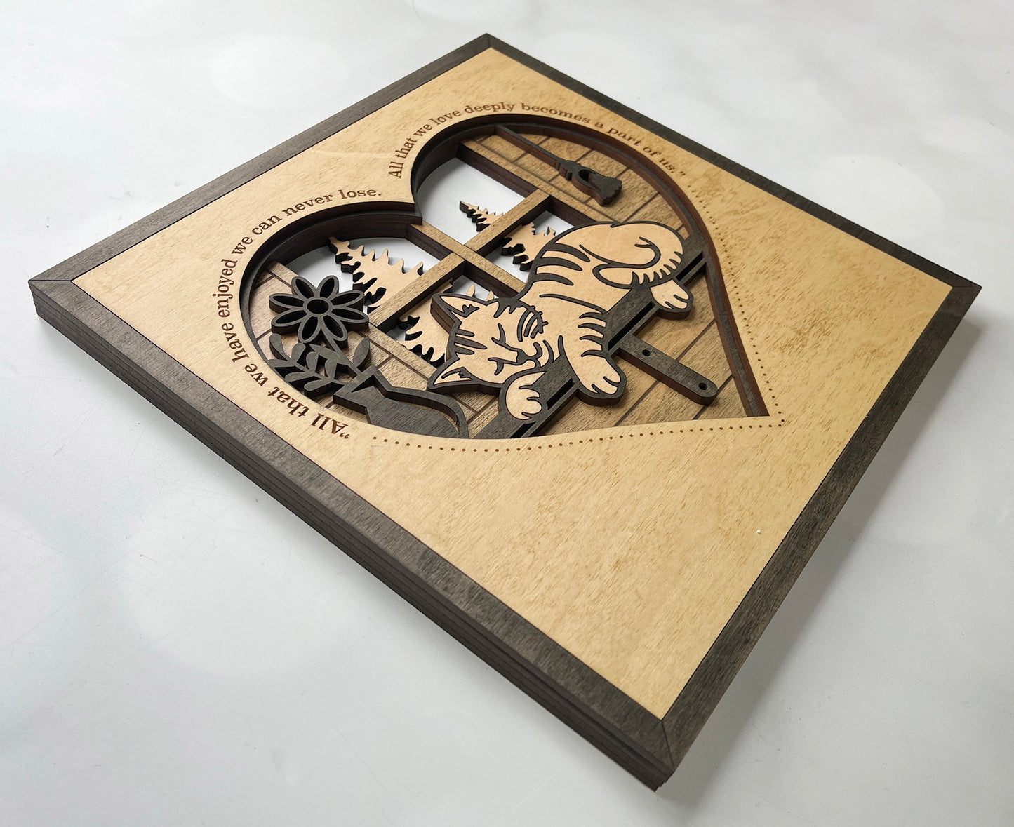 HEART LAYERED SIGN - MADE TO ORDER