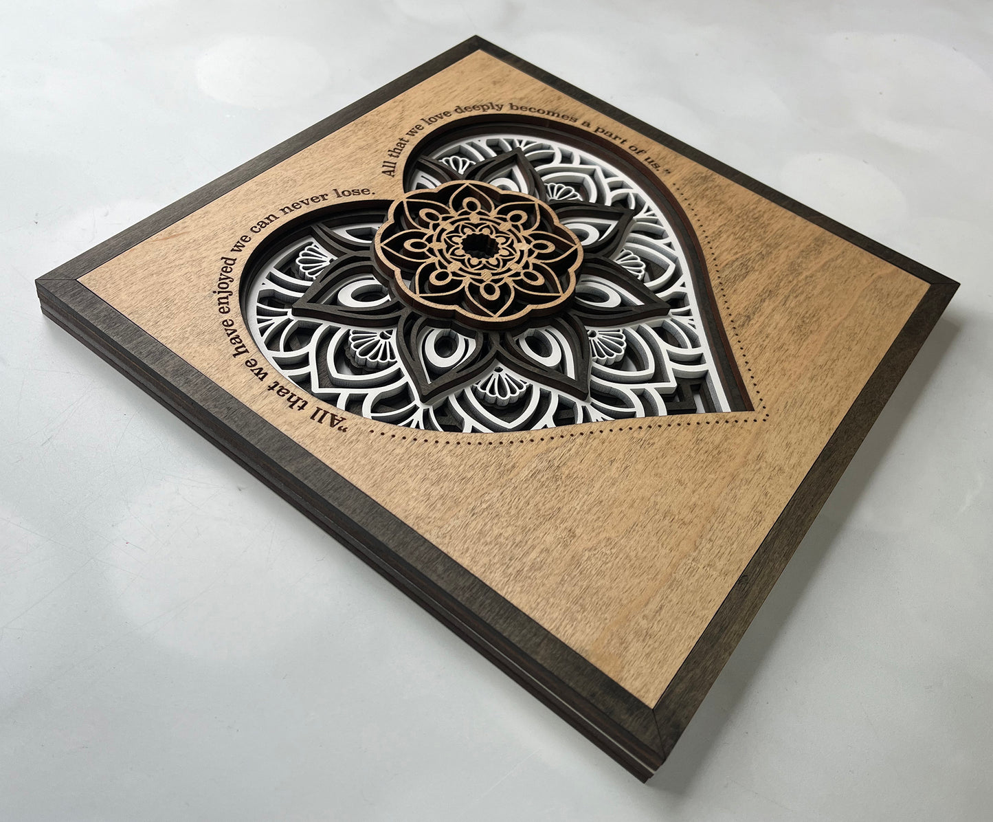 HEART LAYERED SIGN - MADE TO ORDER