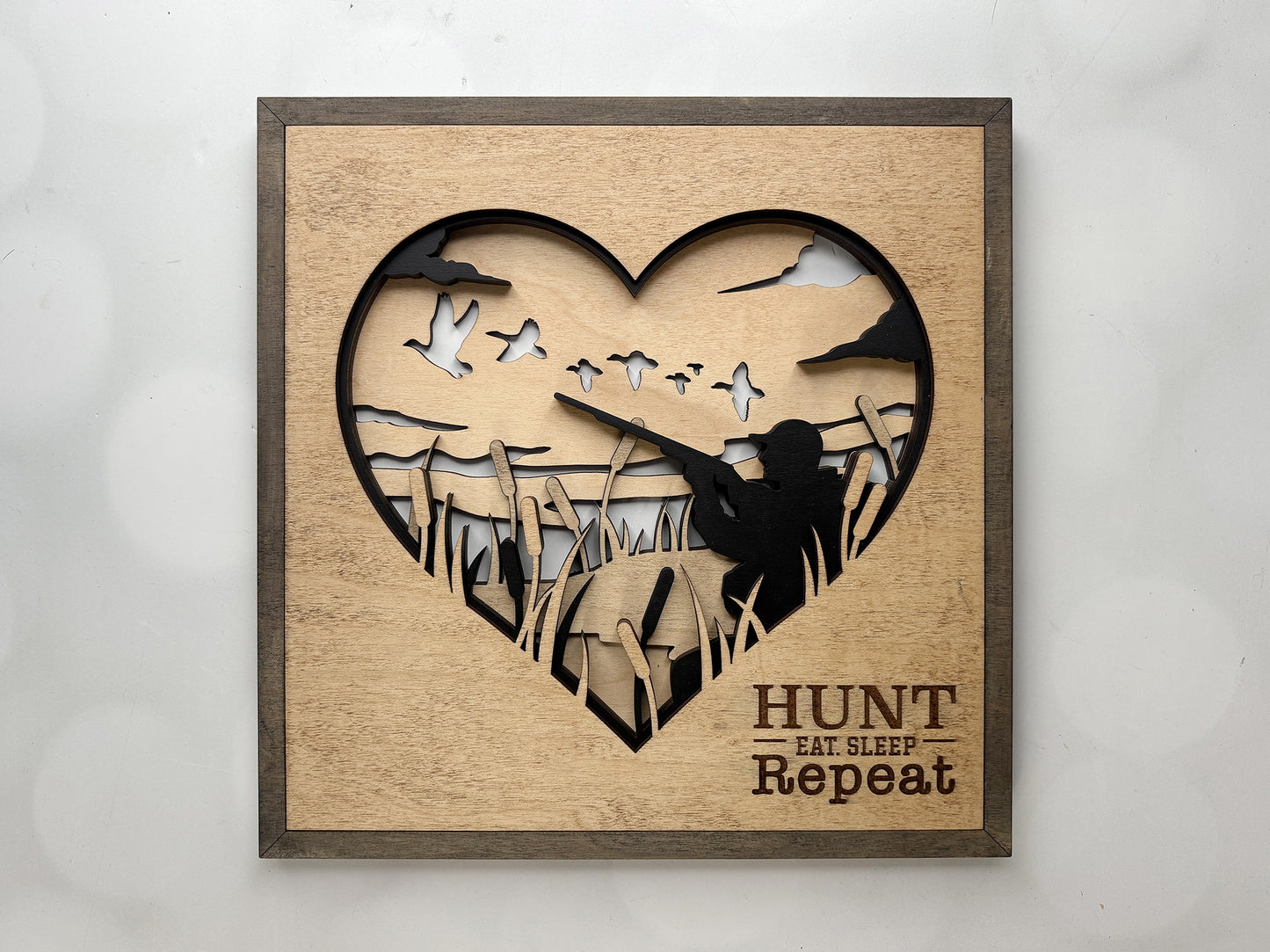 HEART LAYERED SIGN - MADE TO ORDER