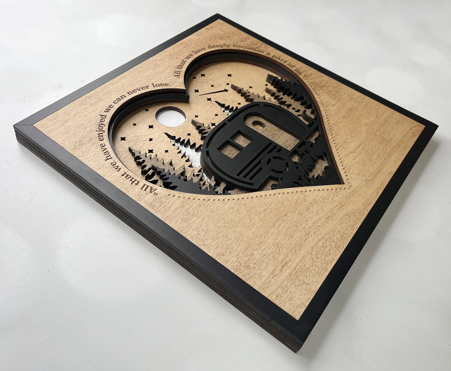 HEART LAYERED SIGN - MADE TO ORDER