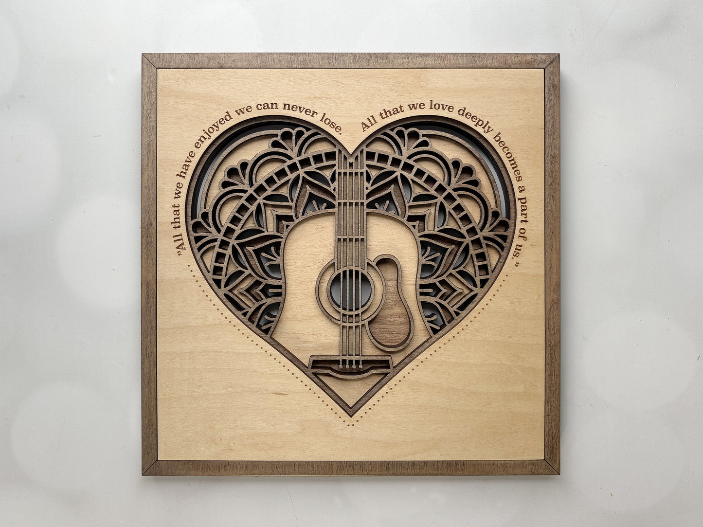 HEART LAYERED SIGN - MADE TO ORDER