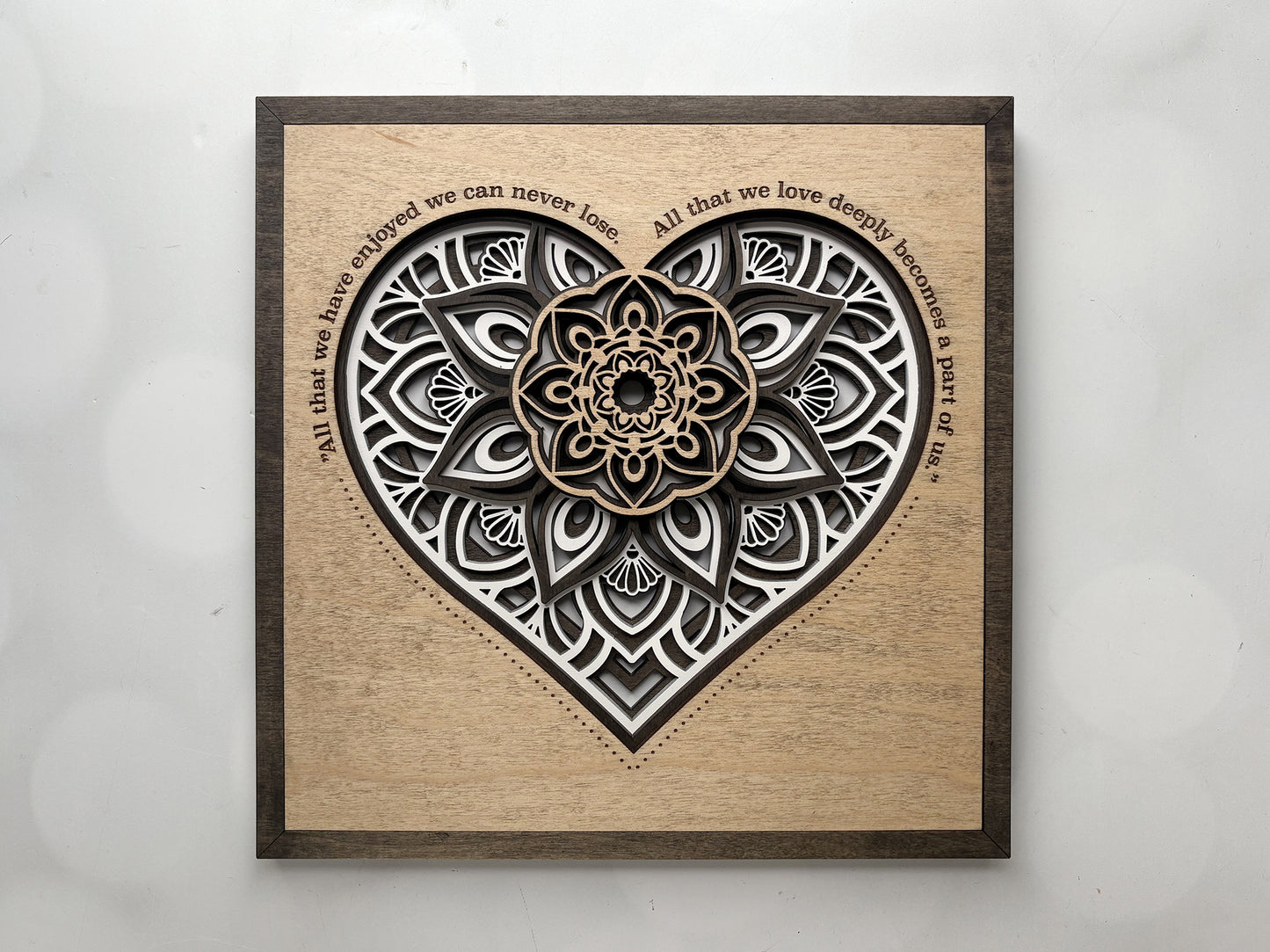 HEART LAYERED SIGN - MADE TO ORDER