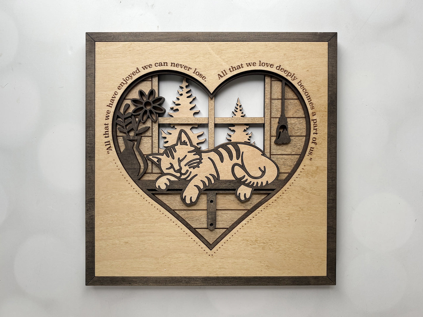 HEART LAYERED SIGN - MADE TO ORDER