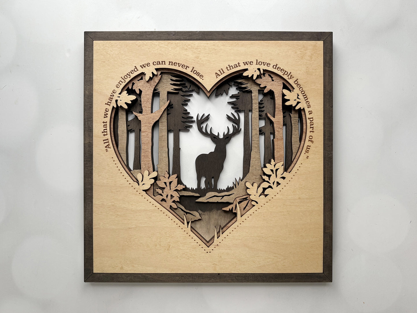 HEART LAYERED SIGN - MADE TO ORDER
