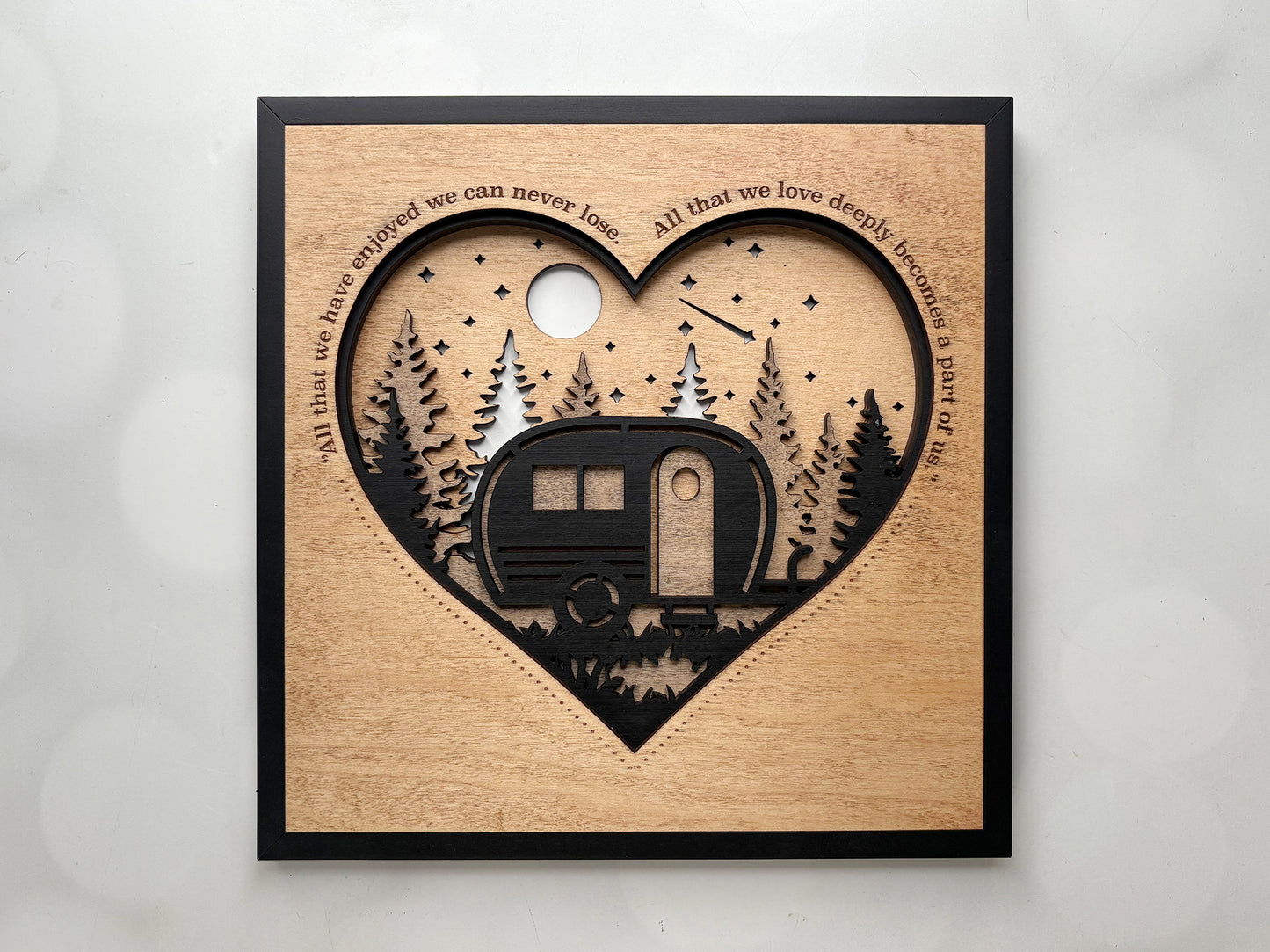 HEART LAYERED SIGN - MADE TO ORDER